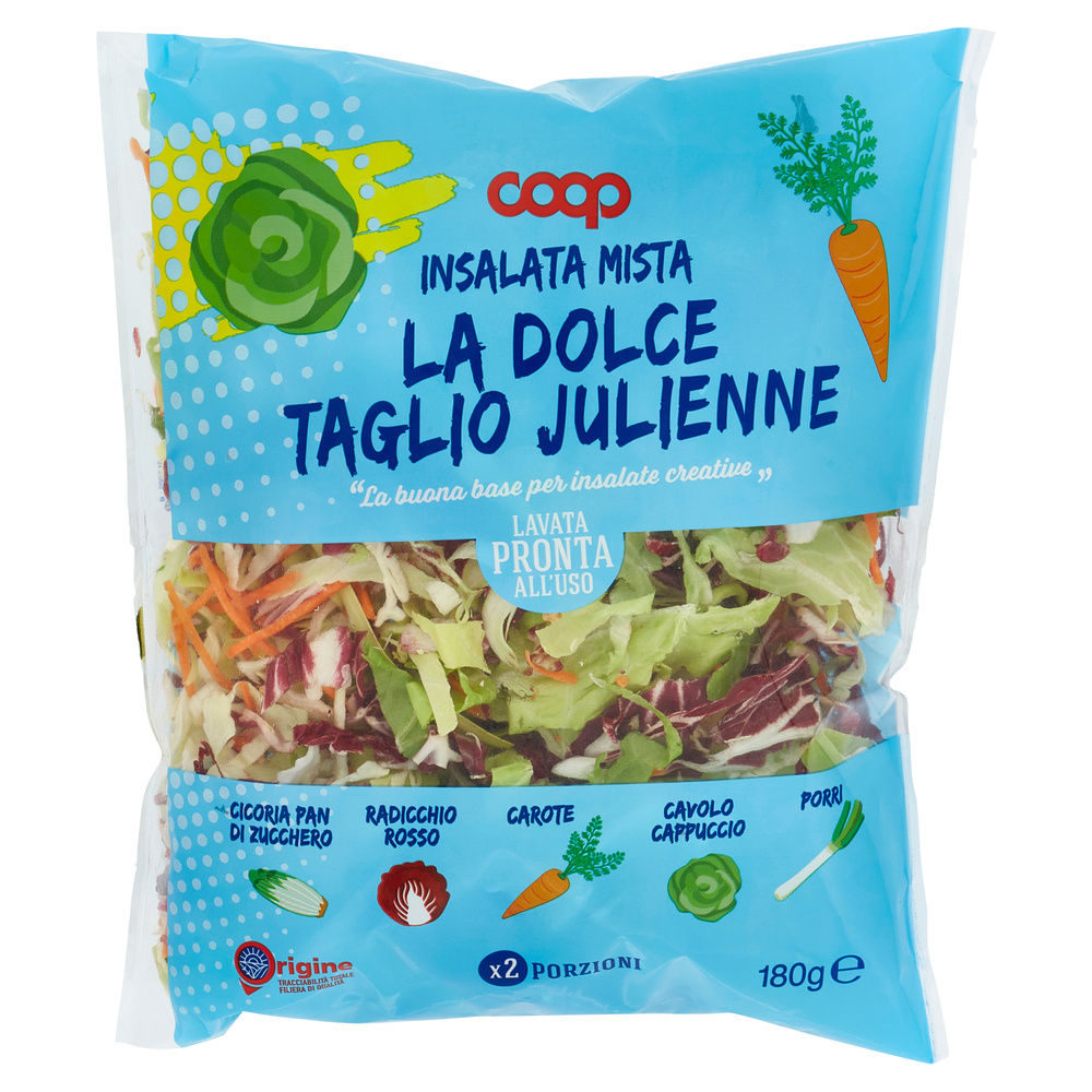 INS MISTA DOLCE TAG JULIEN P ZUCC,RAD ROS,CAR,CAVOLO CAP, PORRI COOP BS G180 - 39