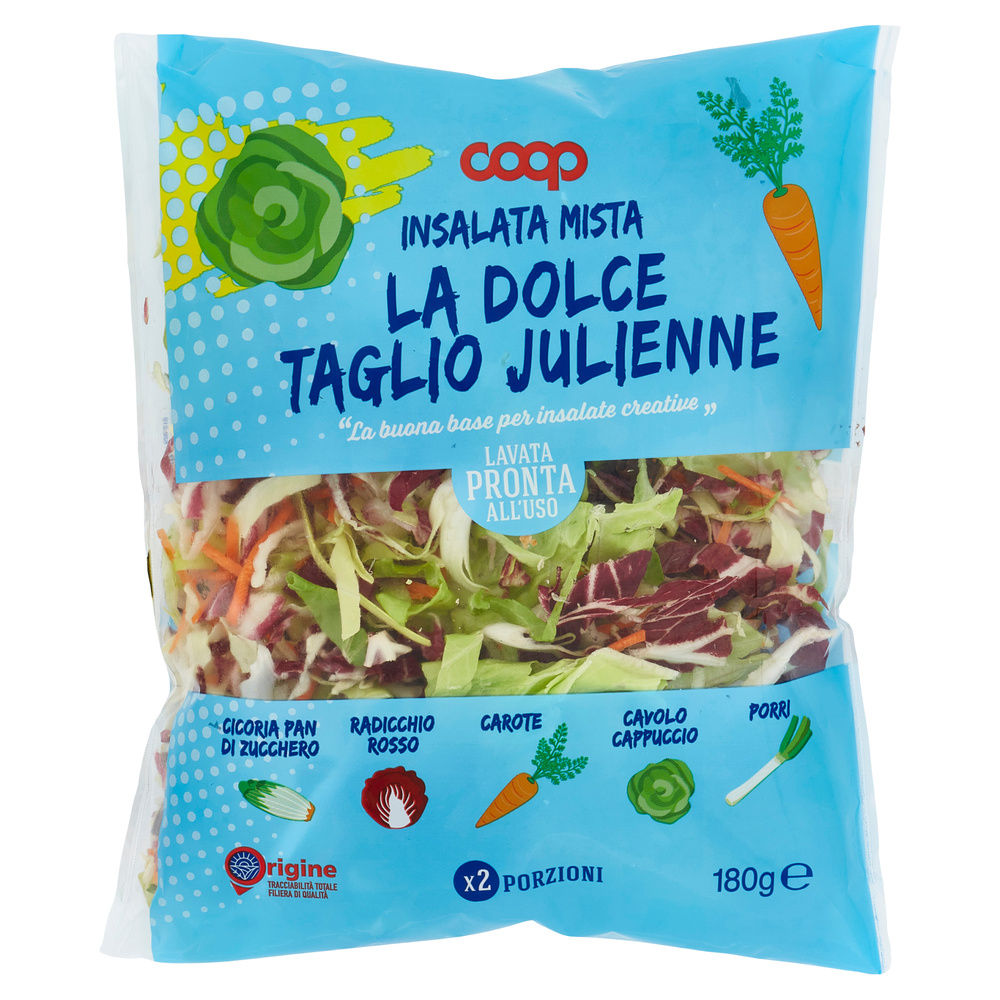 INS MISTA DOLCE TAG JULIEN P ZUCC,RAD ROS,CAR,CAVOLO CAP, PORRI COOP BS G180 - 38