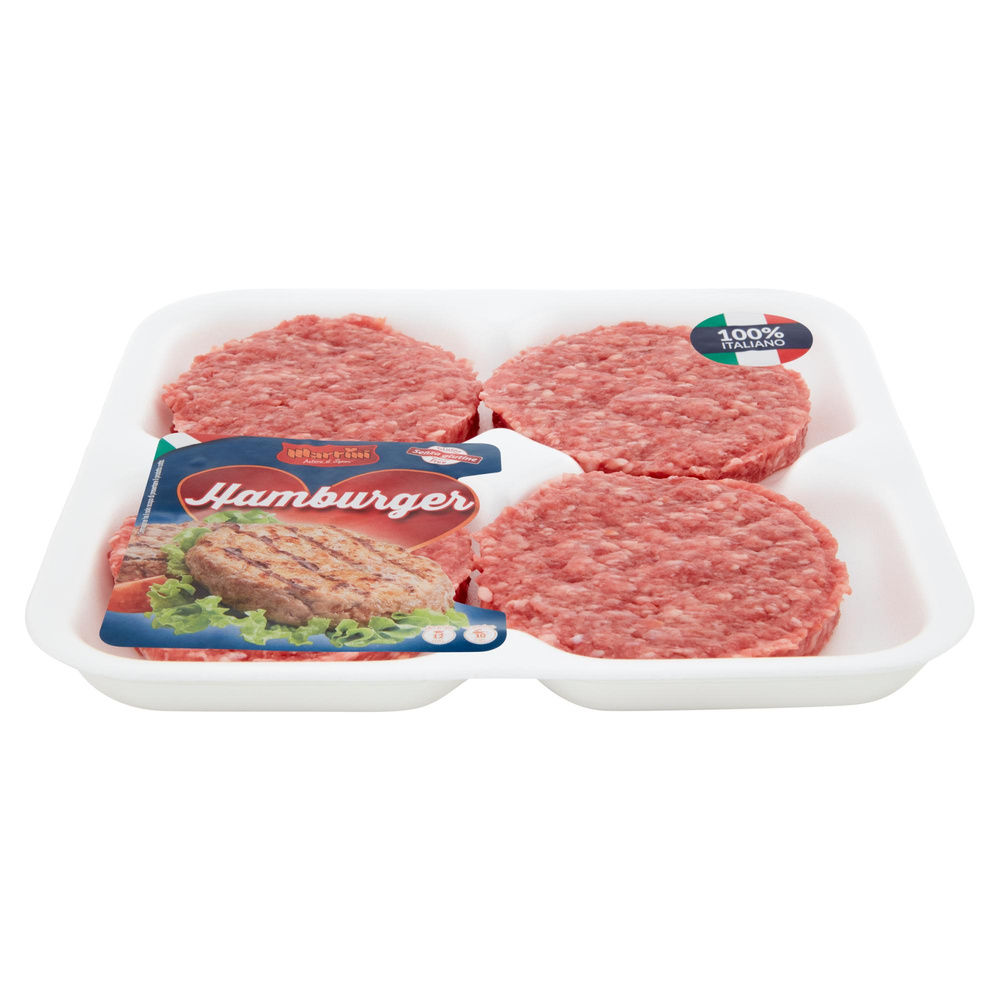 SUINO HAMBURGER CONFEZIONE FAMIGLIA 4 X 100 G MARTINI - 5