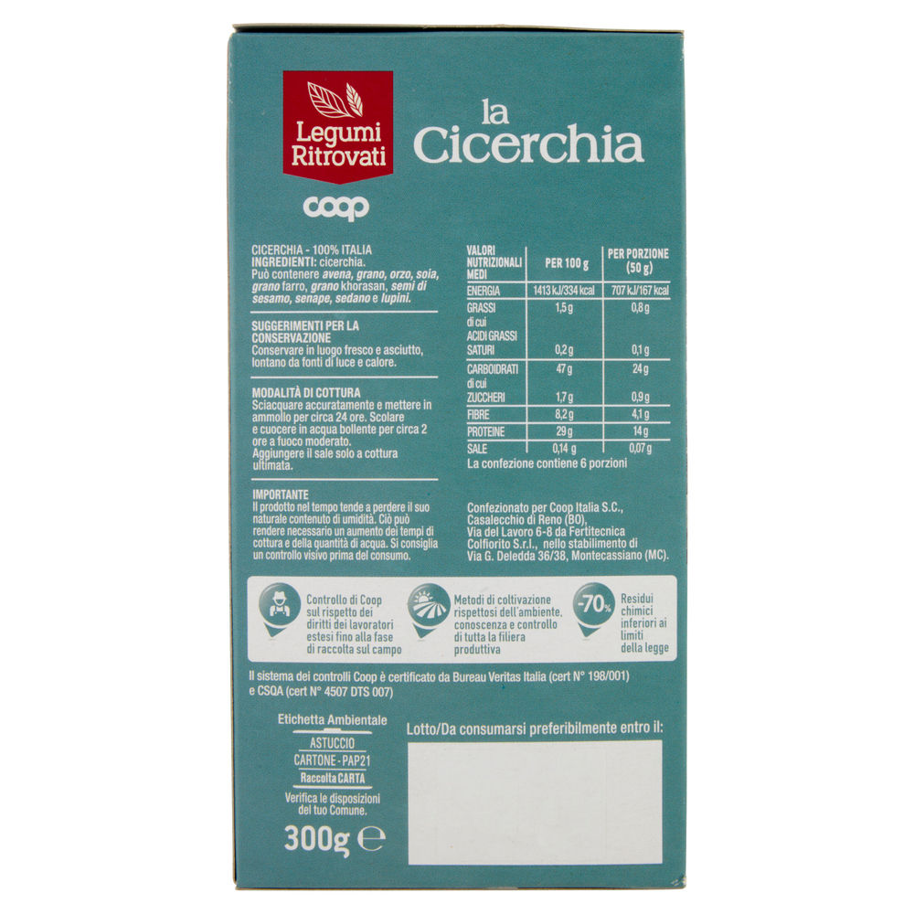 CICERCHIA ITALIA LEG RITROVATI COOP SCL G 300 - 1