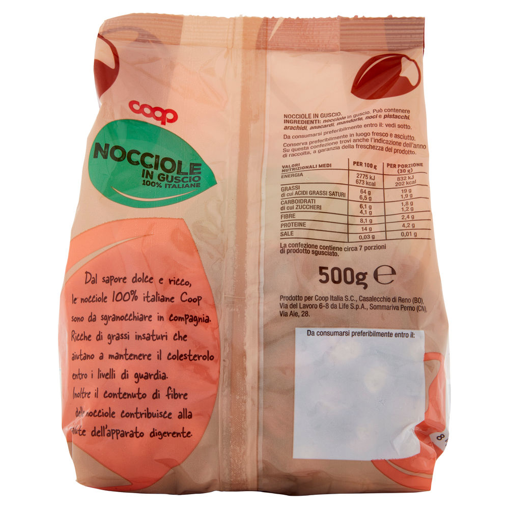 NOCCIOLE GUSCIO ITALIANE SCROCCHIA E MANGIA COOP BS G 500 - 3