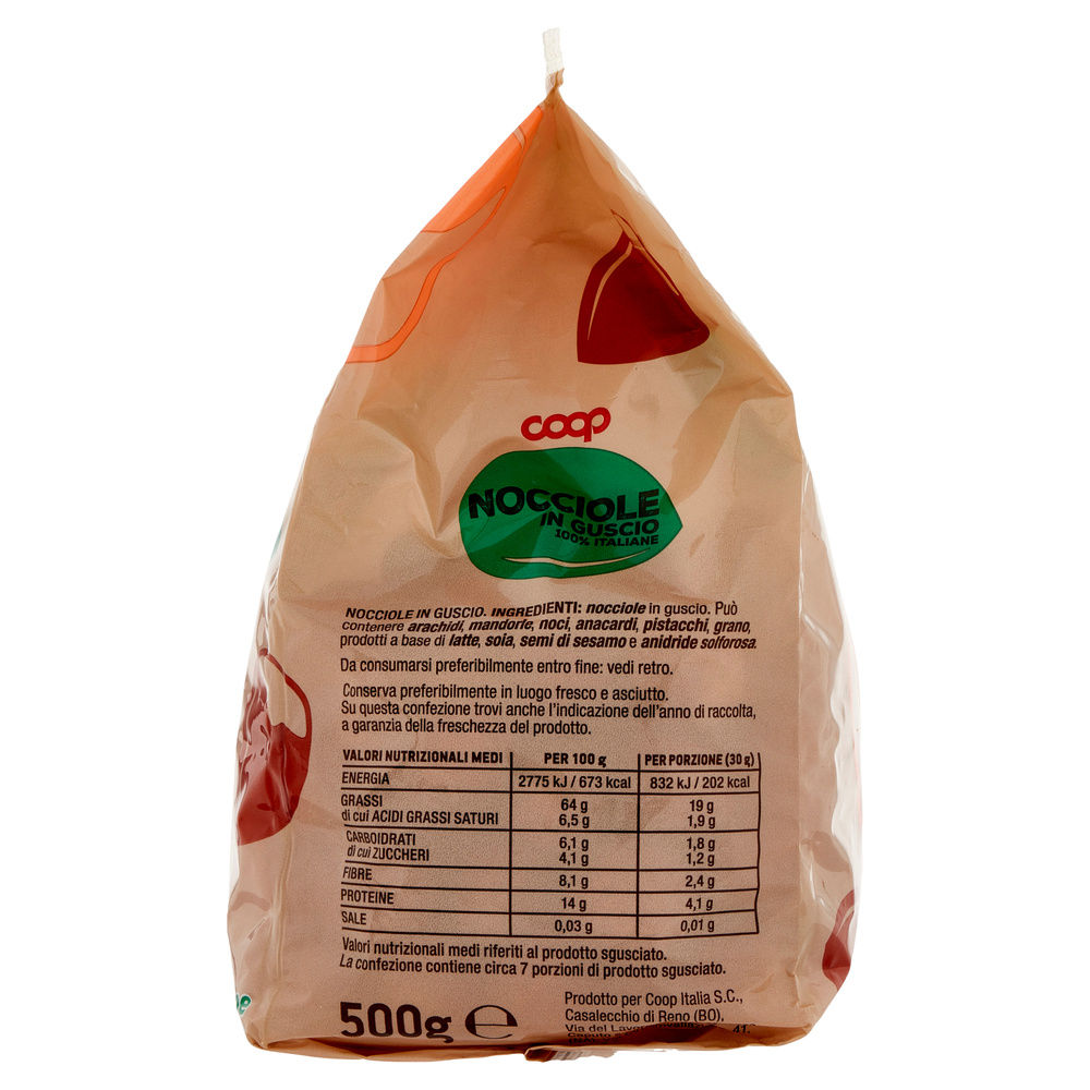 NOCCIOLE GUSCIO ITALIANE SCROCCHIA E MANGIA COOP BS G 500 - 14