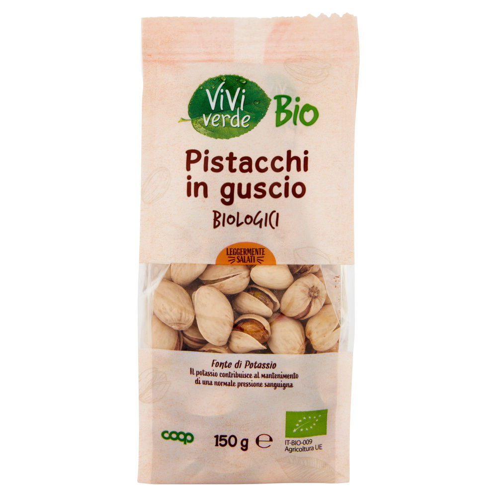 PISTACCHI IN GUSCIO VIVI VERDE BIO LEGGERM. SALATI COOP BS G 150 - 5