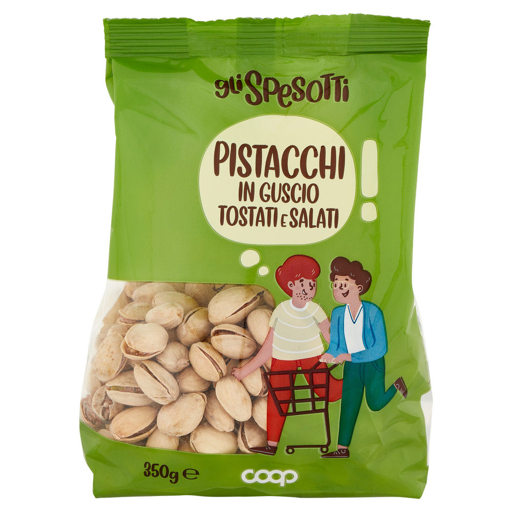 PISTACCHI IN GUSCIO TOSTATI E SALATI GLI SPESOTTI COOP BS G 350 - 5