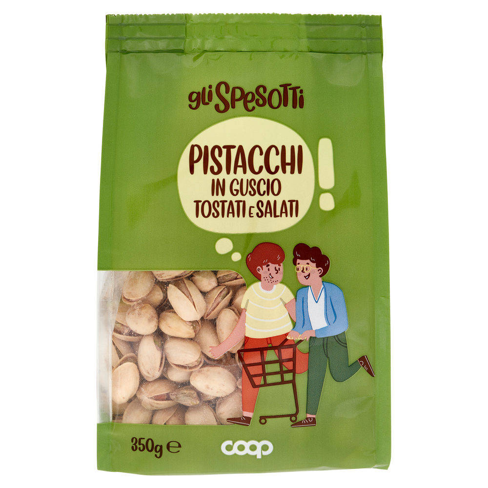 PISTACCHI IN GUSCIO TOSTATI E SALATI GLI SPESOTTI COOP BS G 350 - 9