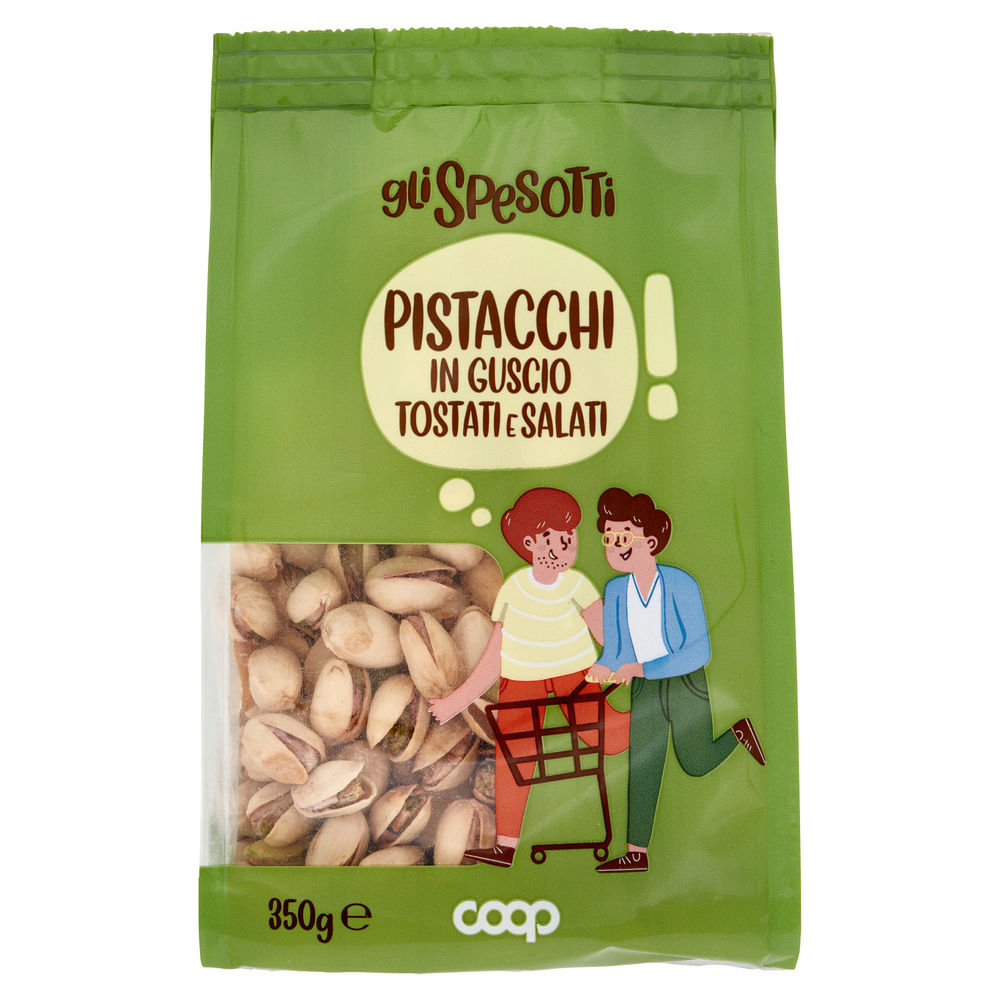 PISTACCHI IN GUSCIO TOSTATI E SALATI GLI SPESOTTI COOP BS G 350 - 11