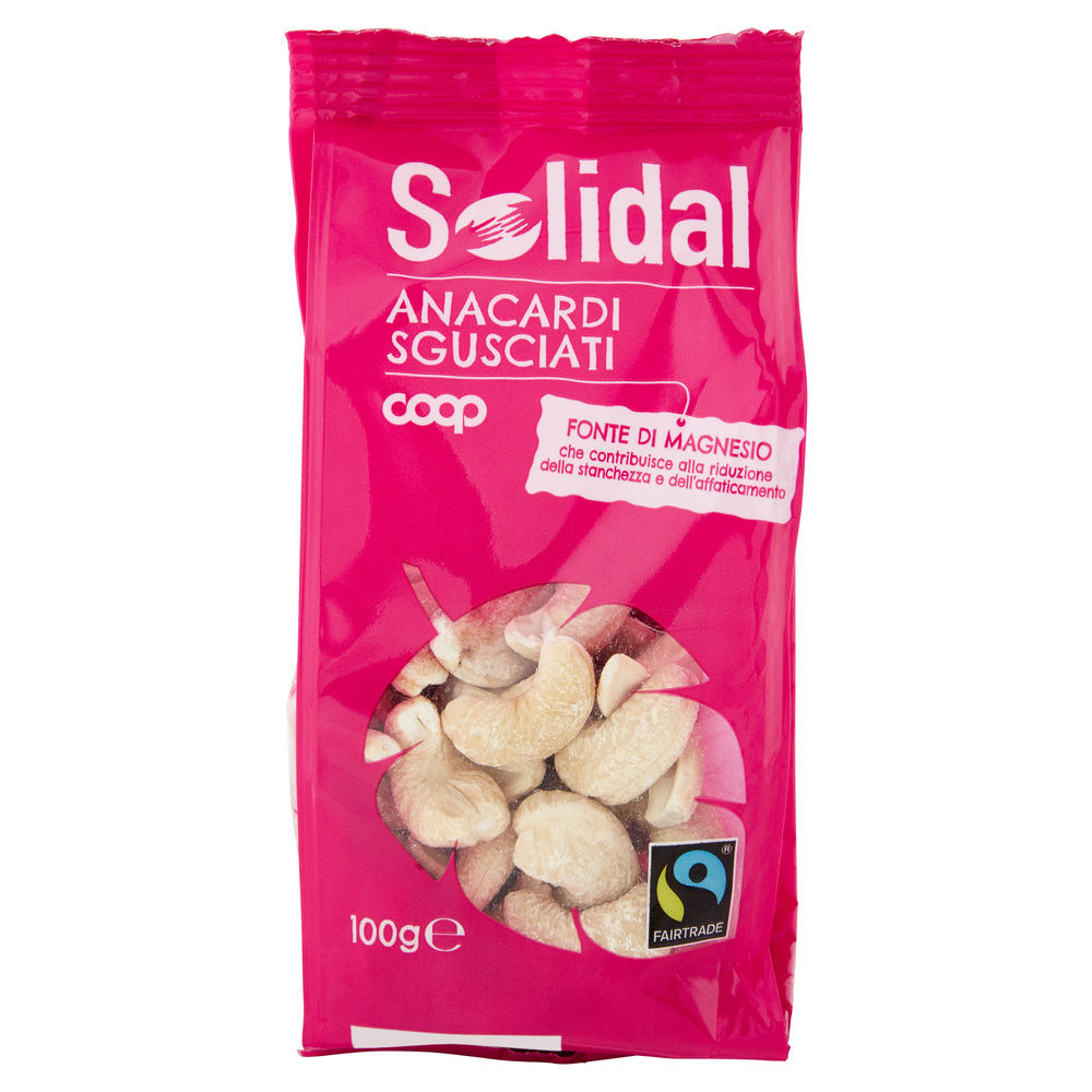 ANACARDI SGUSCIATI SOLIDAL COOP BS  G 100 - 5