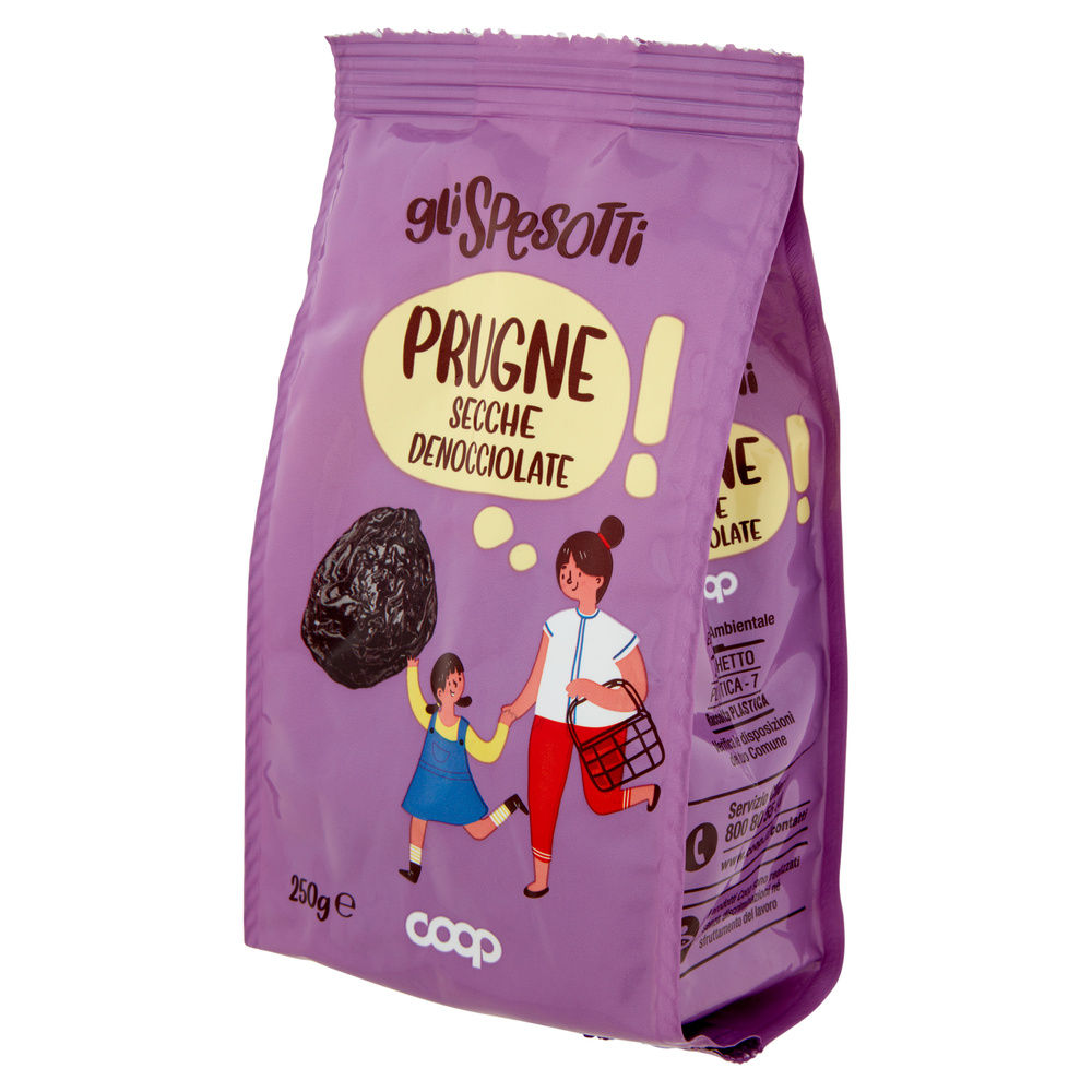 PRUGNE SECCHE DENOCCIOLATE GLI SPESOTTI COOP BS G250 - 17
