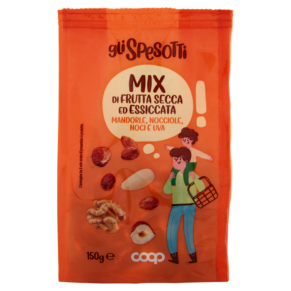 MIX DI FRUTTA SECCA CON UVA SULTANINA GLI SPESOTTI COOP BS G 150 - 17