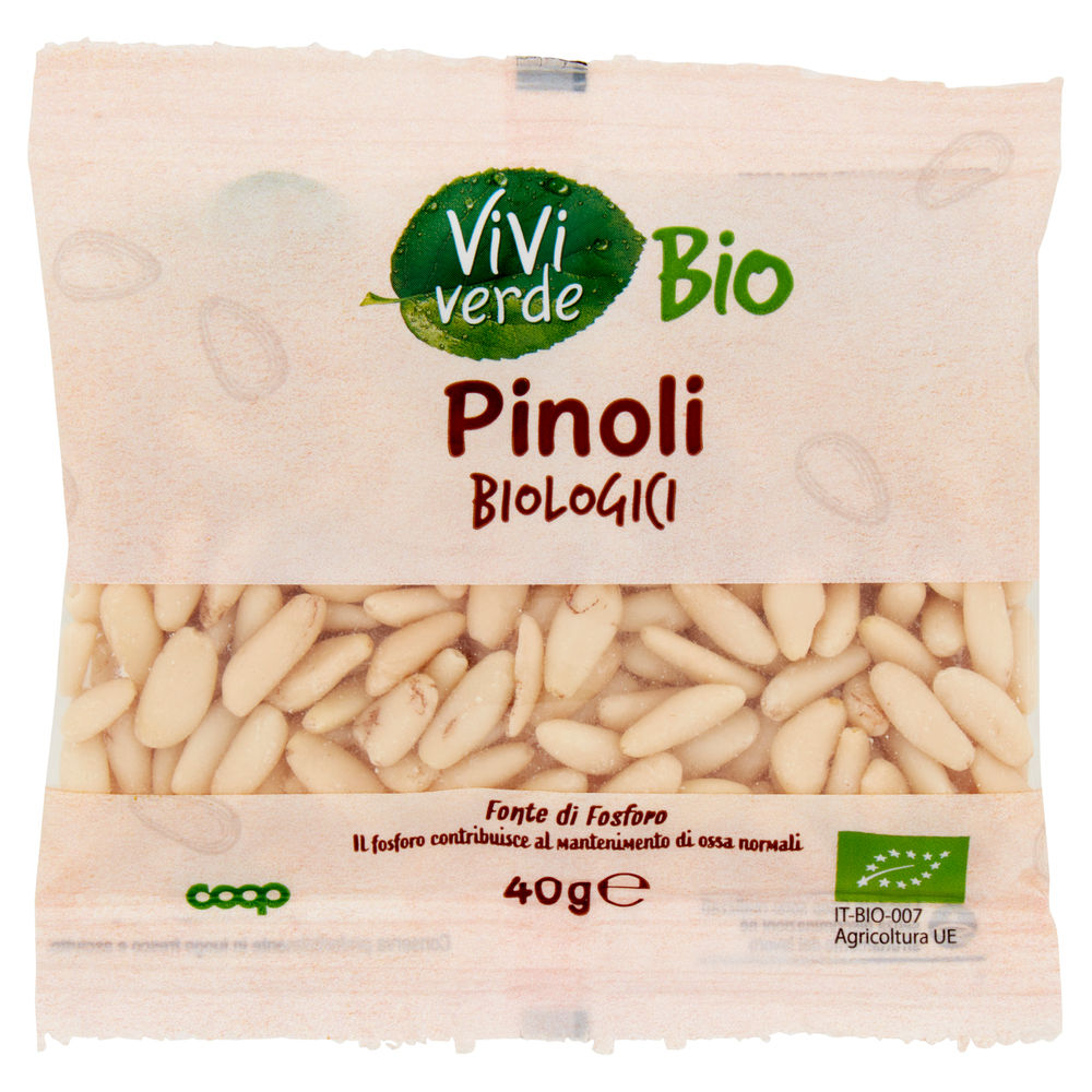 Pinoli biologici coop vivi verde bs g 40