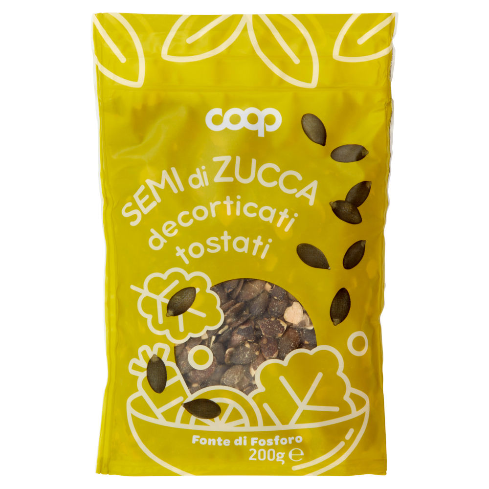 Semi di zucca tostati coop bs g 200