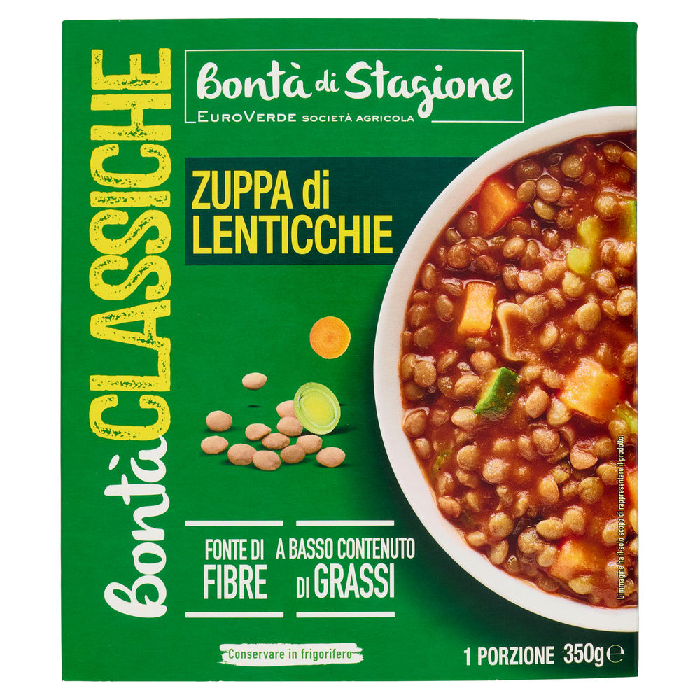 ZUPPA DI LENTICCHIE CON VERDURA BONTA' DI STAGIONE CIOT. G 350 - 4