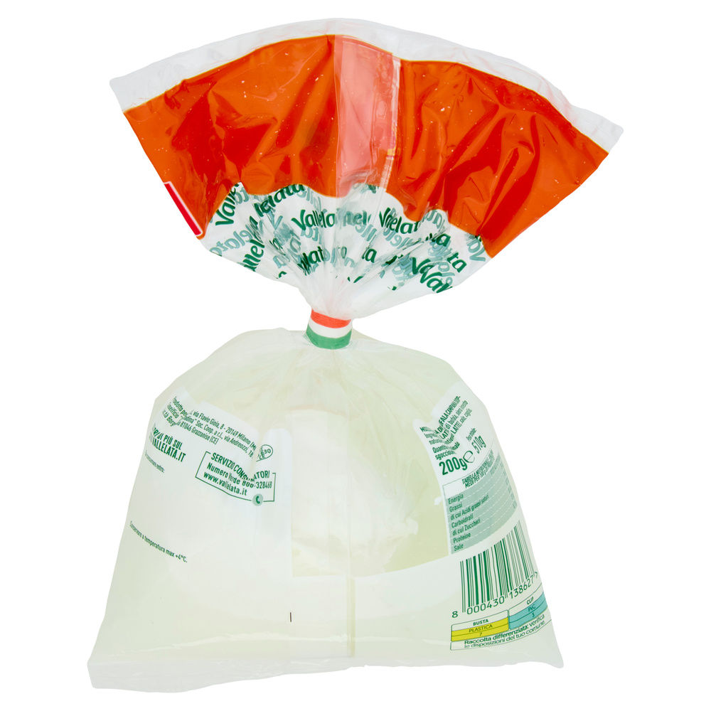 MOZZARELLA CIUFFO DI BUFALA DOP VALLELATA 510 G SGOCC. 200 G T/A - 1