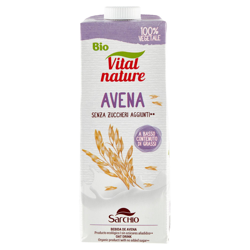 BEVANDA DI AVENA BIO VITALNATURE SENZA ZUCCHERO BRICK 1 L - 4