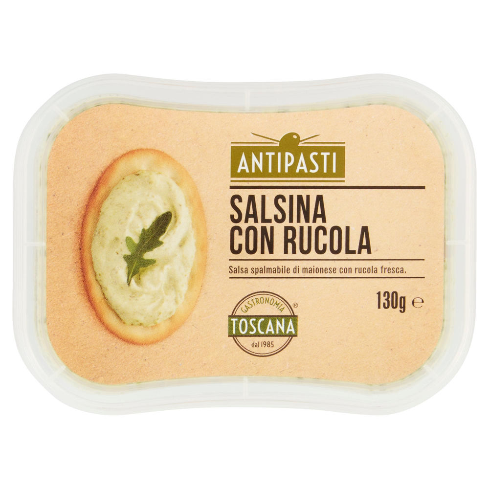 Salsa alla rucola gastronomia toscana vaschetta g 130