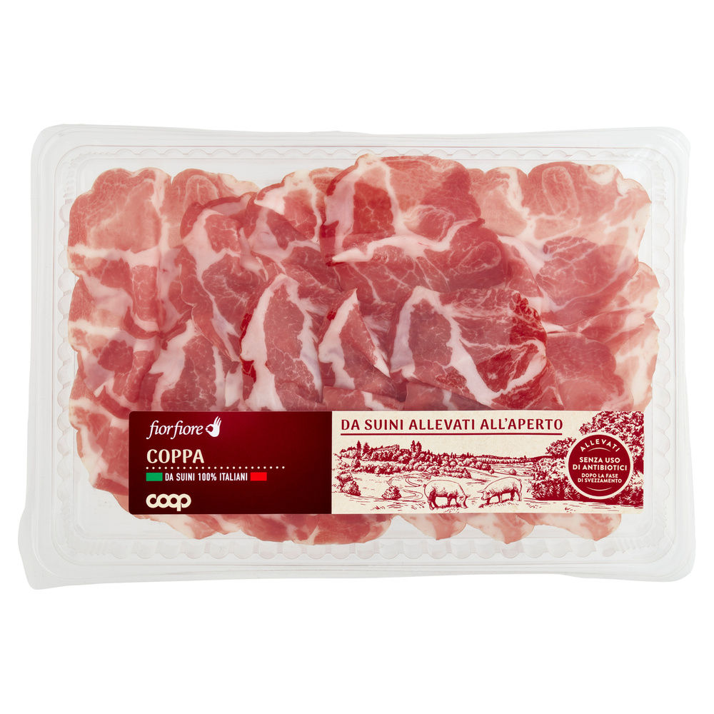 COPPA DA SUINO ALLEVATO ALL'APERTO FIOR FIORE COOP 90G CA - 8