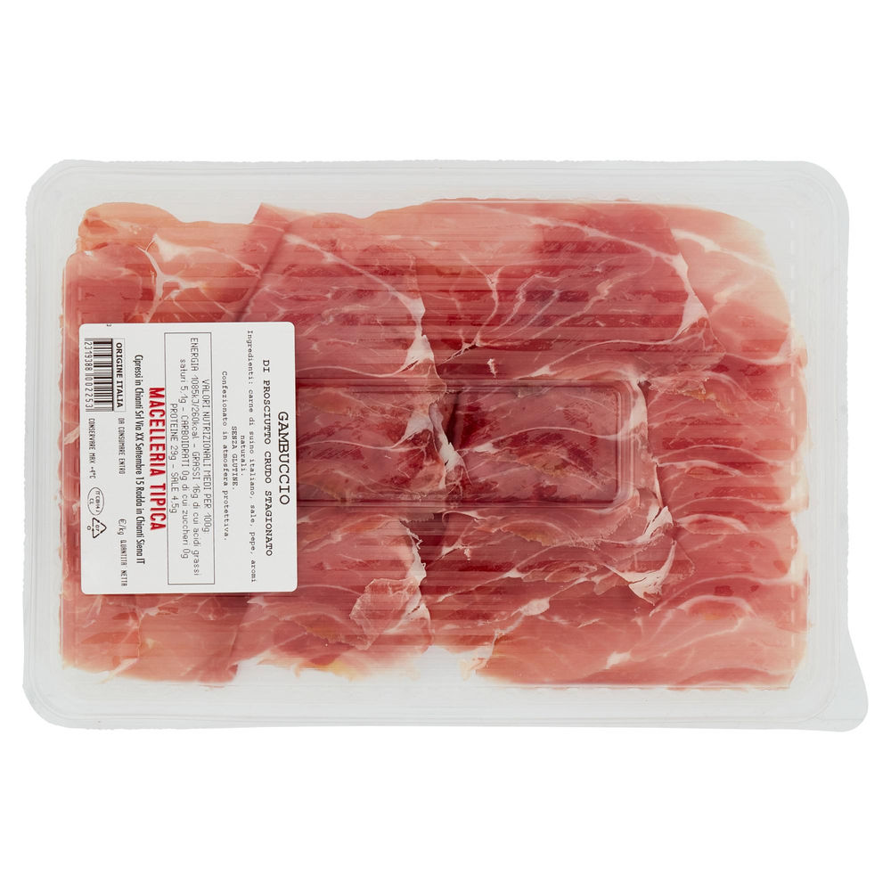 GAMBUCCIO DI PROSCIUTTO CRUDO STAG.MACELLERIA TIPICA PRZ G100 CA - 1