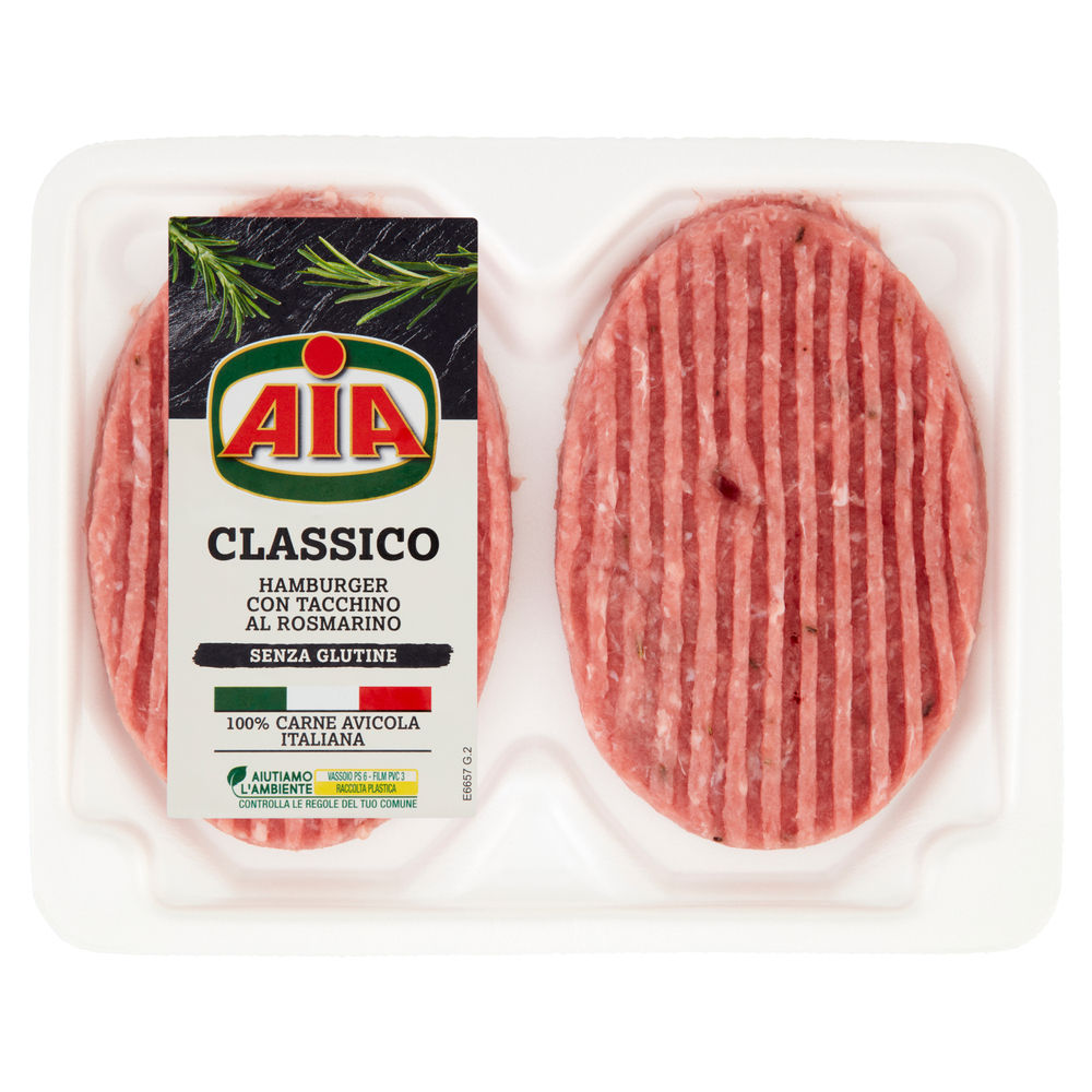 HAMBURGER DI TACCHINO CF 200 G AIA - 0