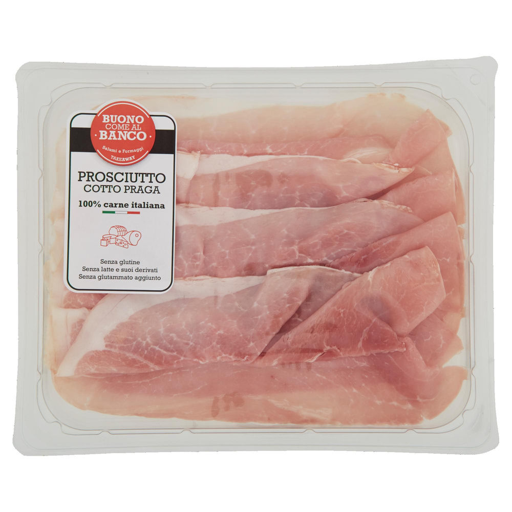 PROSCIUTTO COTTO PRAGA 100% CARNE ITALIANA BUONO COME AL BANCO TA G 130 - 2