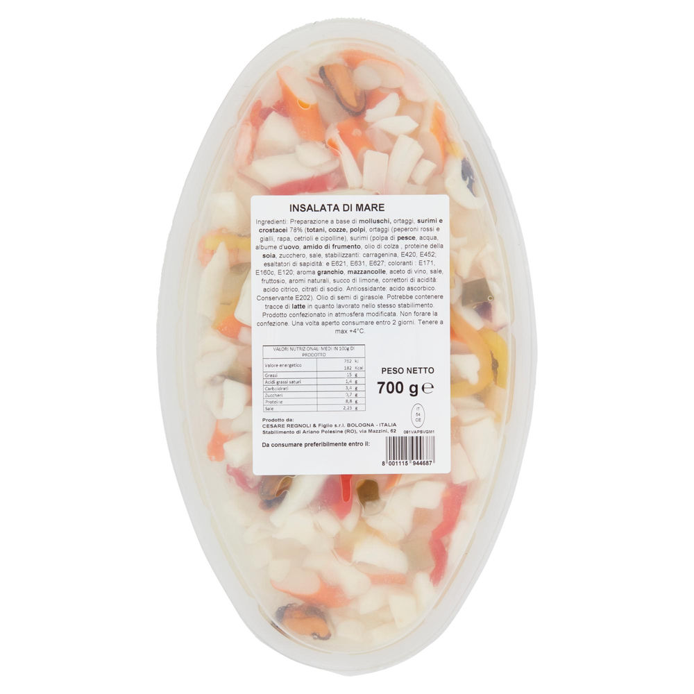 INSALATA DI MARE MEDUSA VASCHETTA G 700 - 1