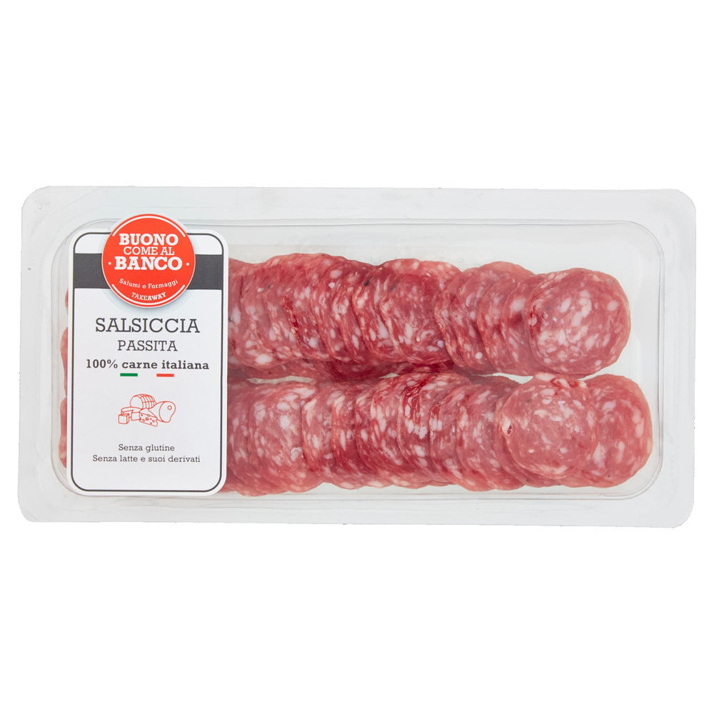 SALSICCIA PRIMIZIA DOLCE FETTE CARNI IT. BUONO COME AL BANCO TAKE AWAY G 120 - 2