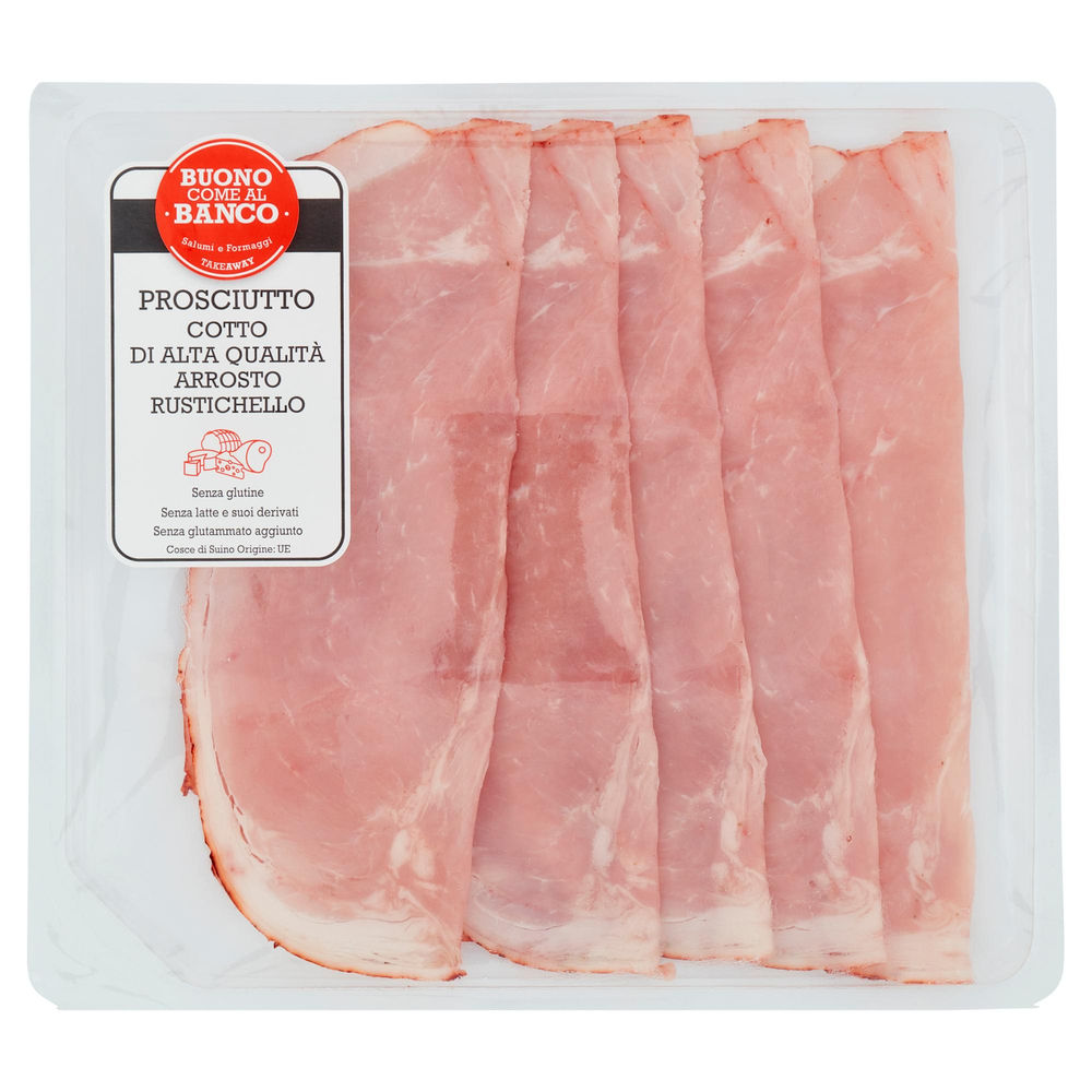 Prosciutto cotto a/qualita' arrosto buono come al banco g 130