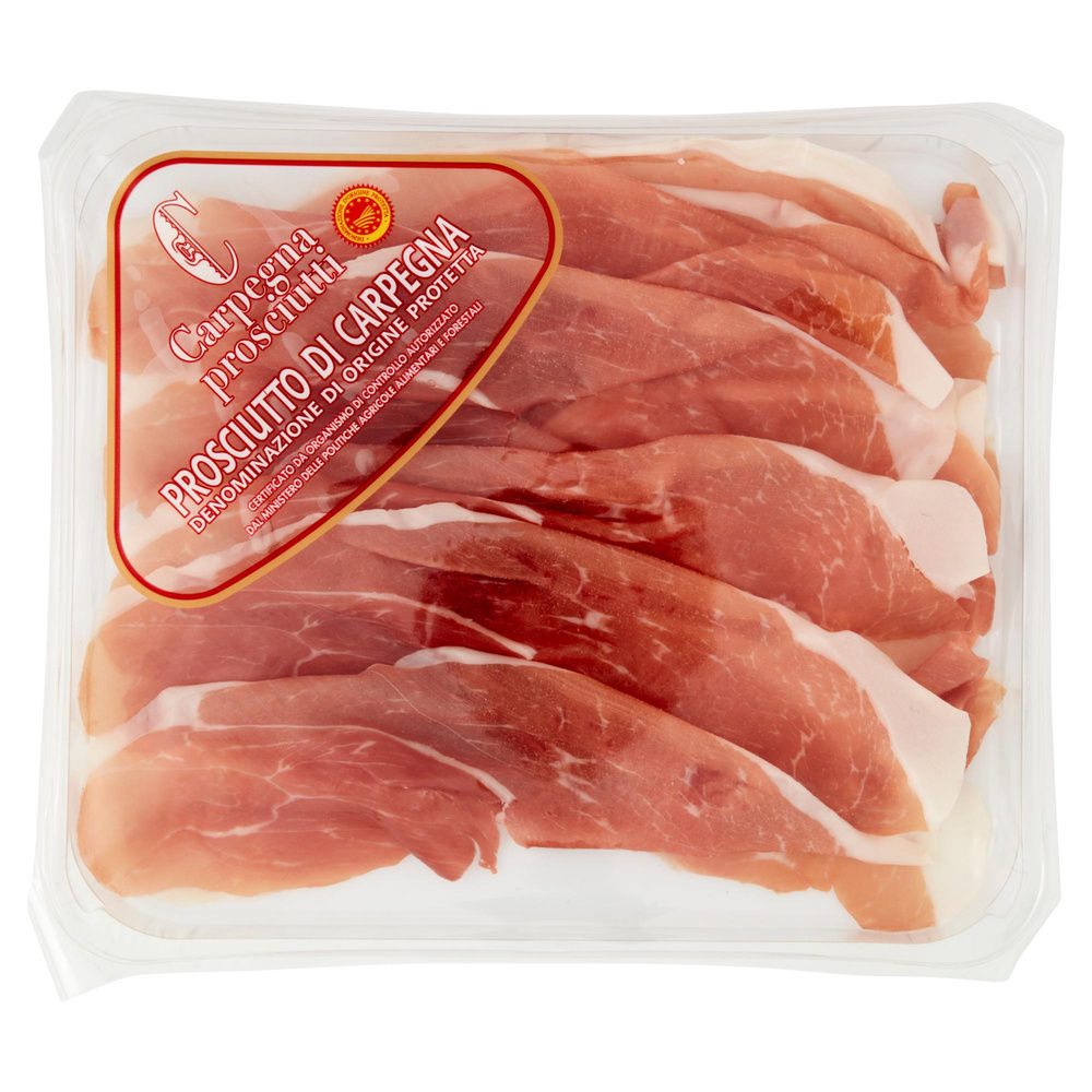 PROSCIUTTO DI CARPEGNA DOP 18M BERETTA BUONO COME AL BANCO G 90 - 2