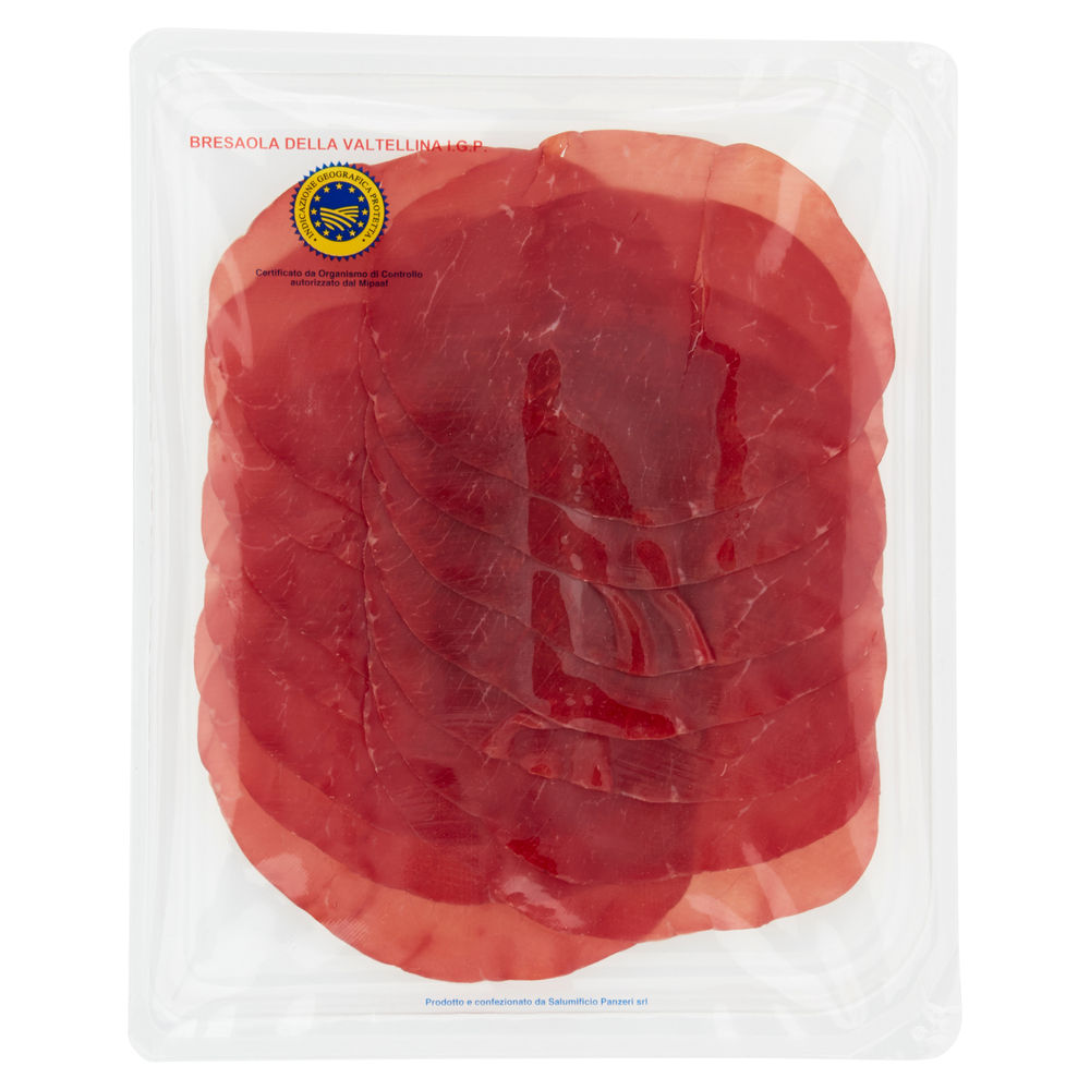 BRESAOLA DELLA VALTELLINA IGP FETTA MOSSA PANZERI TAKE AWAY G 110 - 0