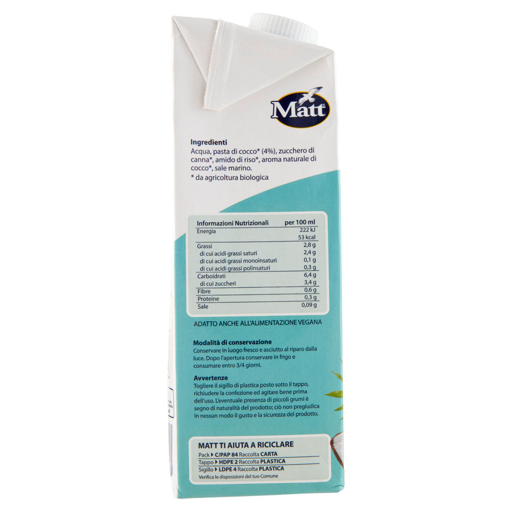 BEVANDA COCCO BIO MATT&BIO BRICK L 1 - 6