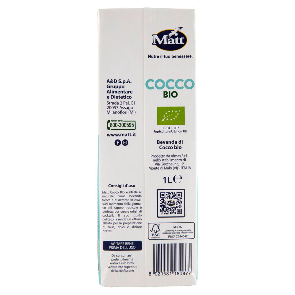 BEVANDA COCCO BIO MATT&BIO BRICK L 1 - 1