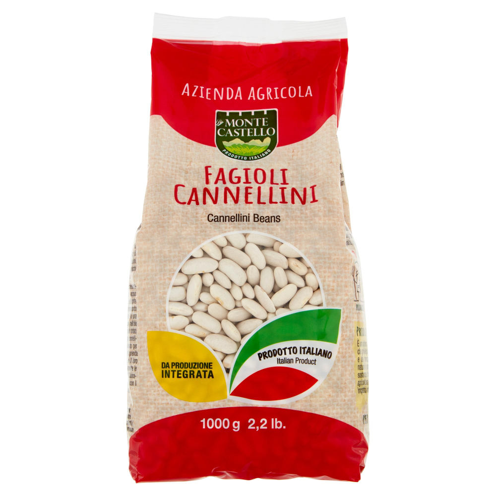 Fagioli canellini  monte castello it sacchetto kg 1