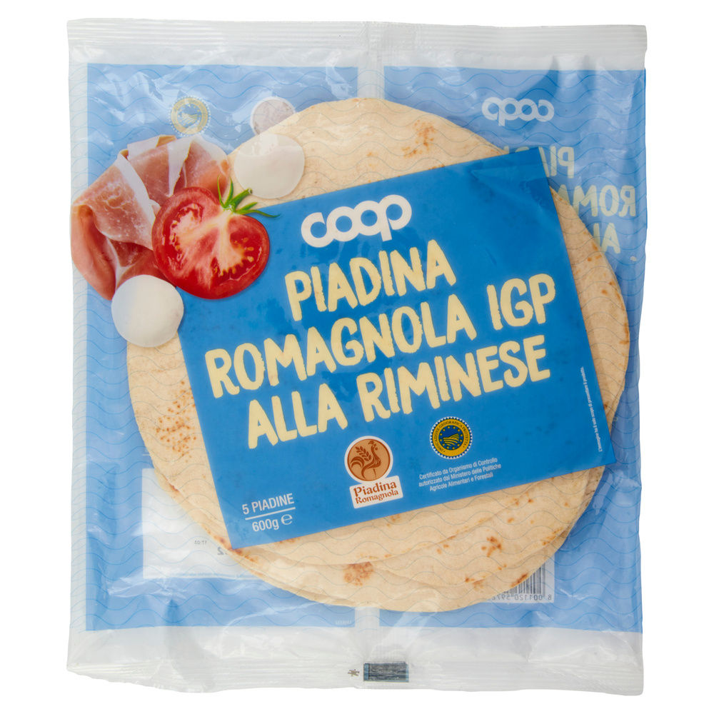 PIADINA ROMAGNOLA ALLA RIMINESE COOP G 600 - 11