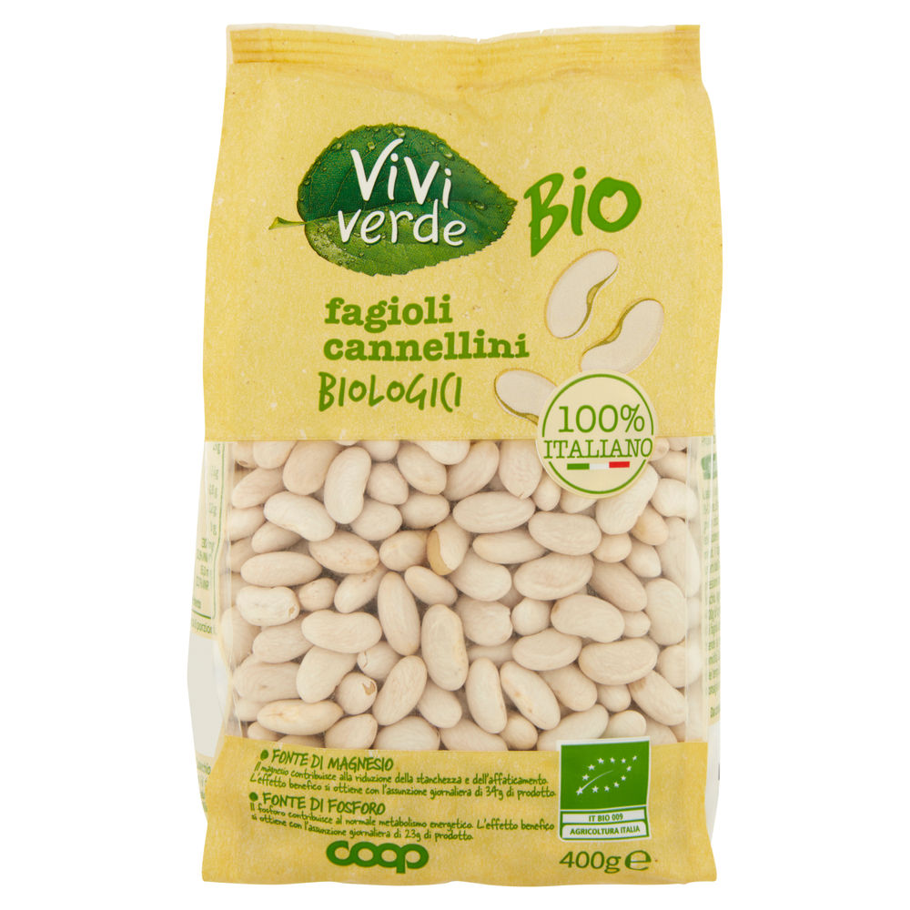 FAGIOLI CANNELLINI VIVI VERDE BIO COOP BS G 400 - 1