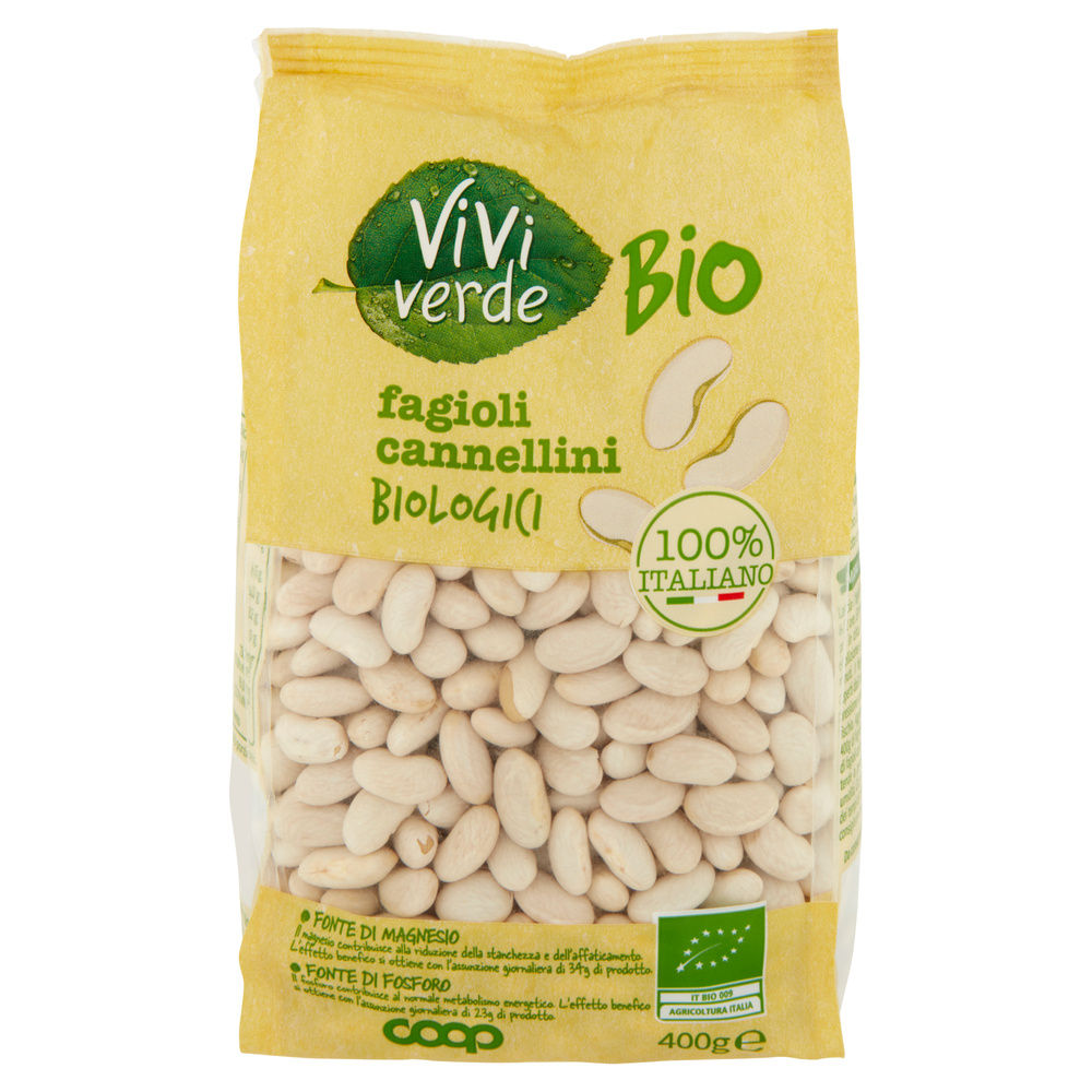 FAGIOLI CANNELLINI VIVI VERDE BIO COOP BS G 400 - 15