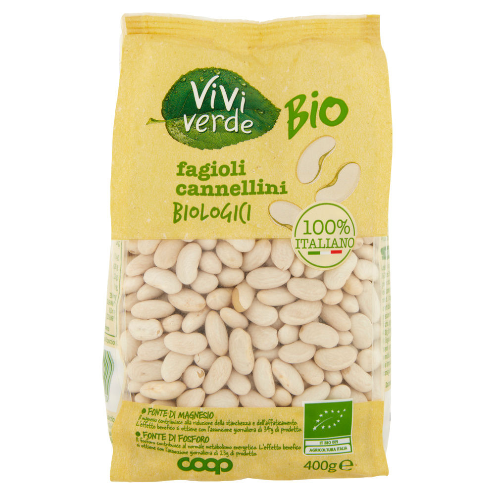 FAGIOLI CANNELLINI VIVI VERDE BIO COOP BS G 400 - 16