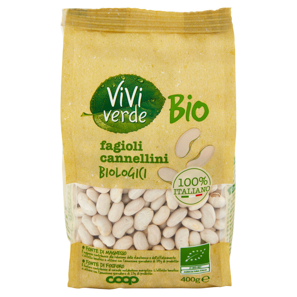 FAGIOLI CANNELLINI VIVI VERDE BIO COOP BS G 400 - 7