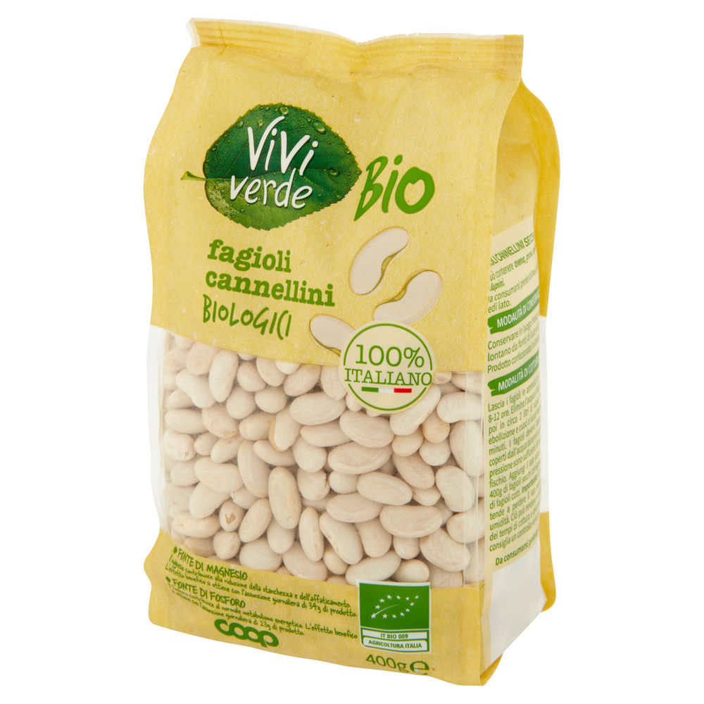 FAGIOLI CANNELLINI VIVI VERDE BIO COOP BS G 400 - 4