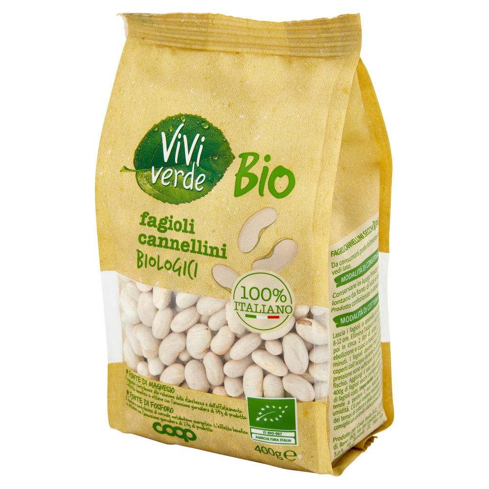 FAGIOLI CANNELLINI VIVI VERDE BIO COOP BS G 400 - 17