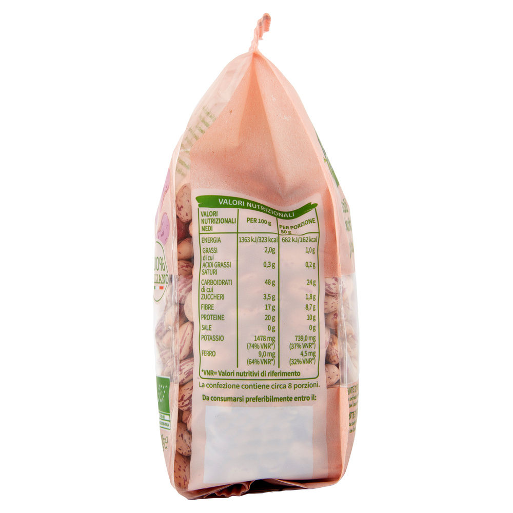 FAGIOLI BORLOTTI VIVI VERDE BIO COOP BS G 400 - 12