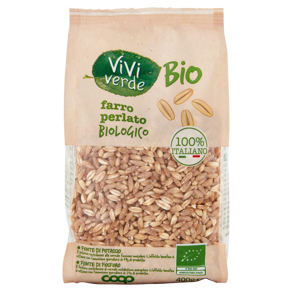 Farro perlato vivi verde bio coop bs g 400