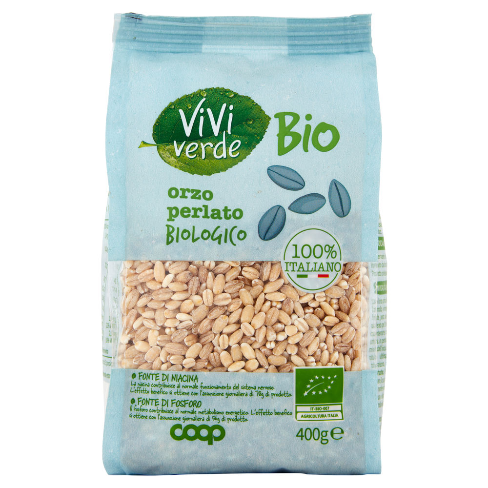 Orzo perlato vivi verde bio coop bs g 400