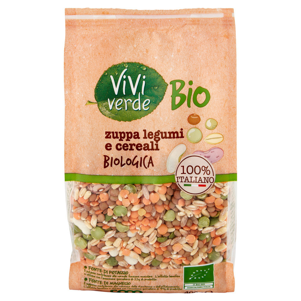 ZUPPA DI LEGUMI E CEREALI VIVI VERDE BIO COOP BS G 400 - 13