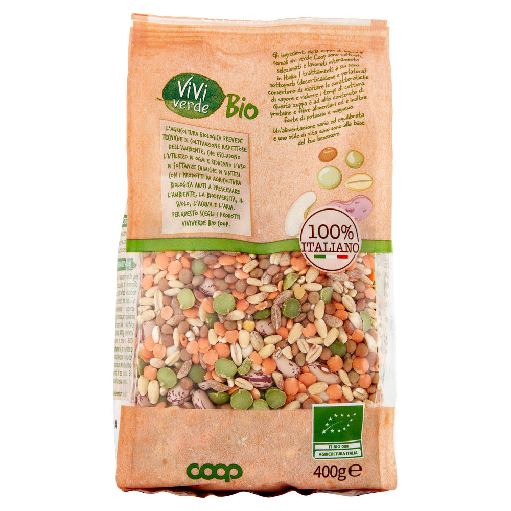 ZUPPA DI LEGUMI E CEREALI VIVI VERDE BIO COOP BS G 400 - 2