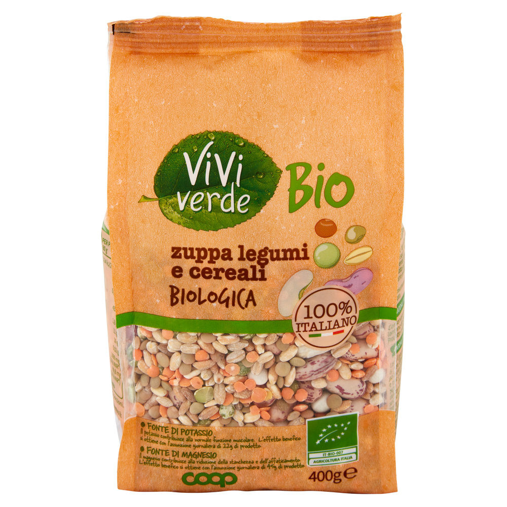 ZUPPA DI LEGUMI E CEREALI VIVI VERDE BIO COOP BS G 400 - 6