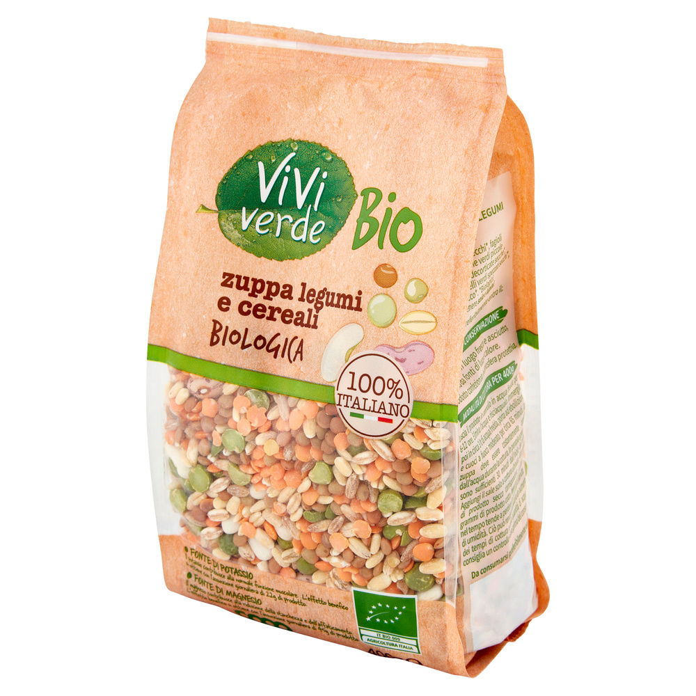 ZUPPA DI LEGUMI E CEREALI VIVI VERDE BIO COOP BS G 400 - 16