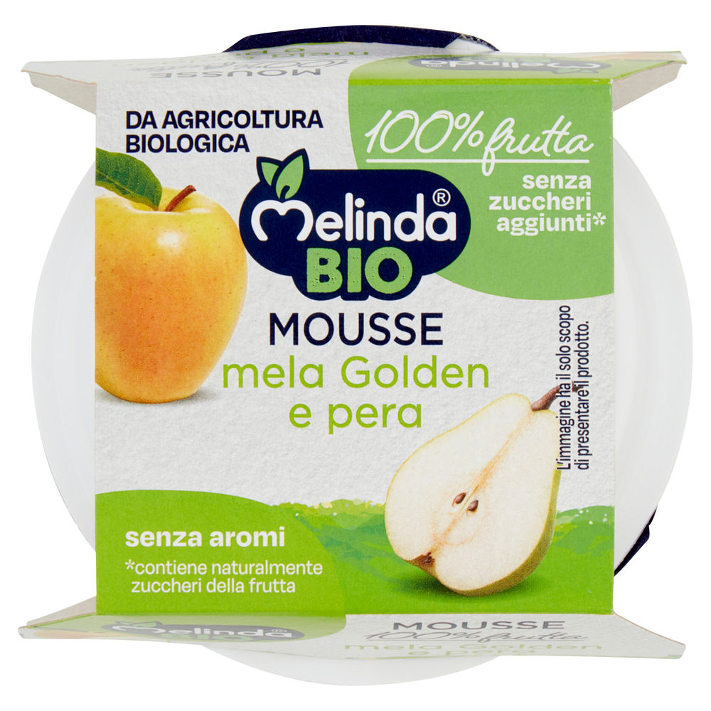 MOUSSE DI MELE E PERE BIO MELINDA VASCH. G 100X2 - 0