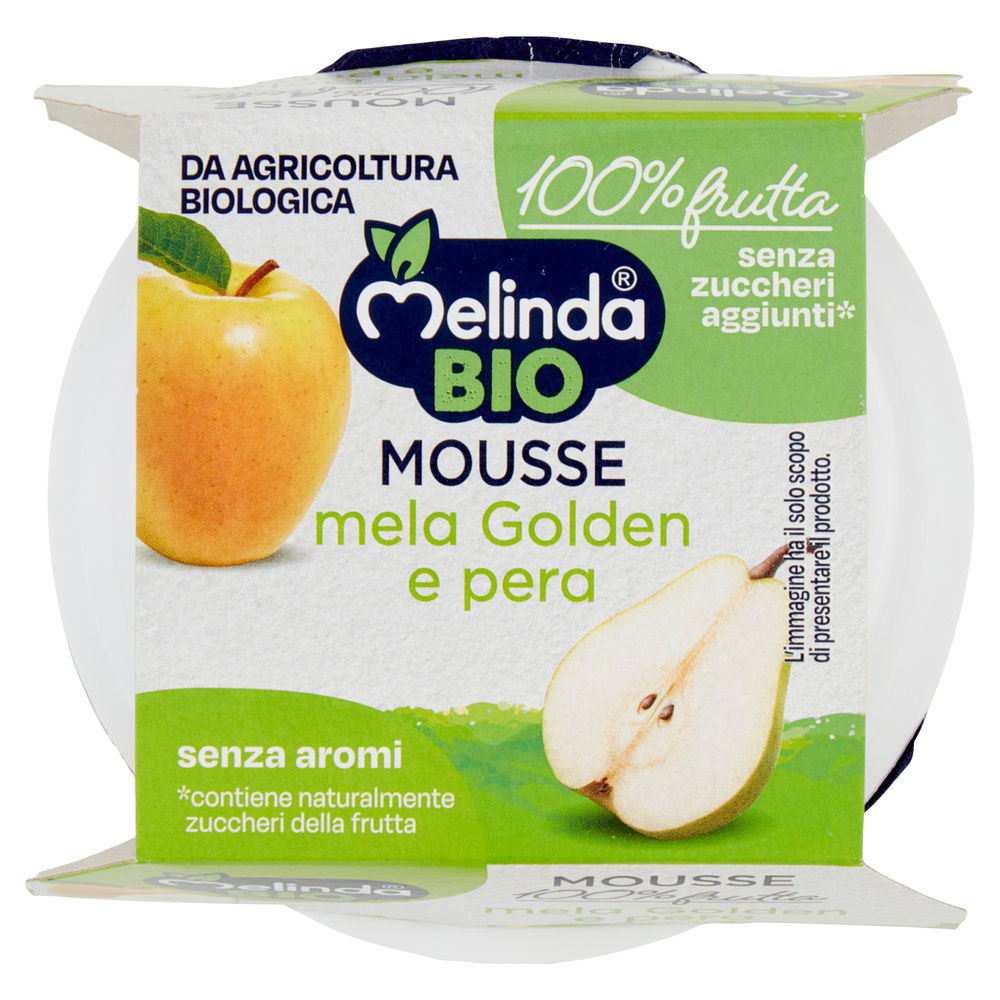 MOUSSE DI MELE E PERE BIO MELINDA VASCH. G 100X2 - 3