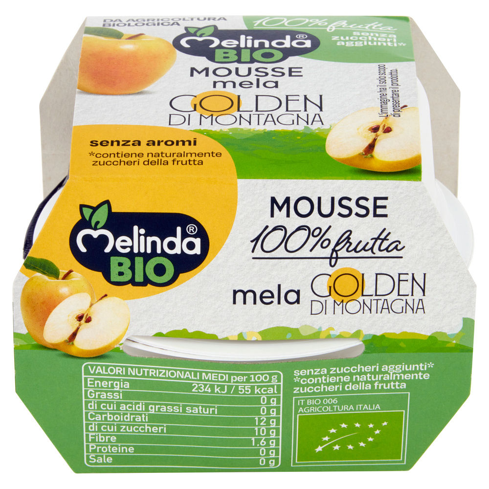 MOUSSE DI MELE BIO MELINDA VASCH. G 100X2 - 2