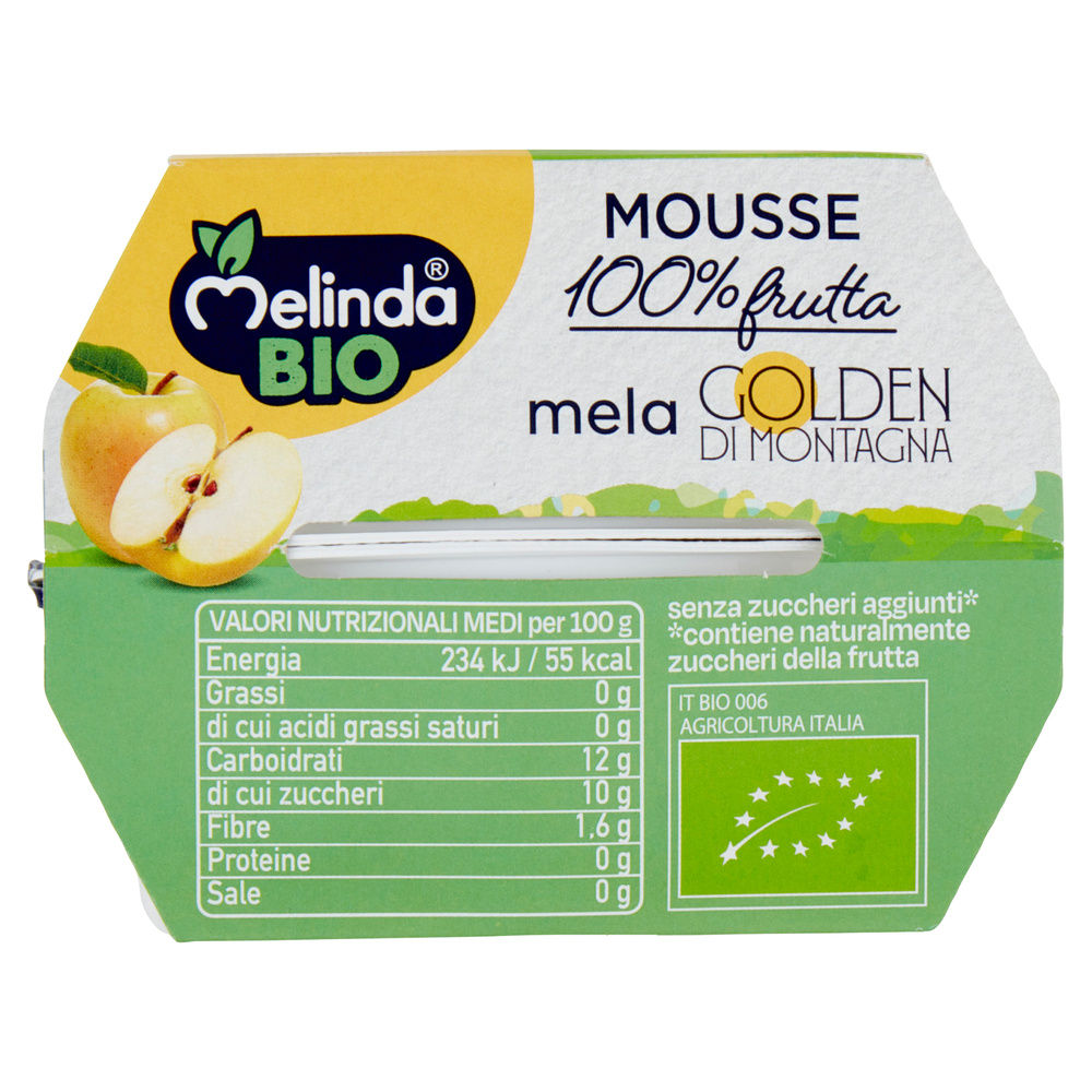 MOUSSE DI MELE BIO MELINDA VASCH. G 100X2 - 5