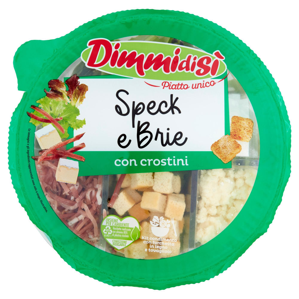 PIATTO UNICO SPECK E BRIE CON CROSTINI DIMMIDISI' CIOT G 120 - 6